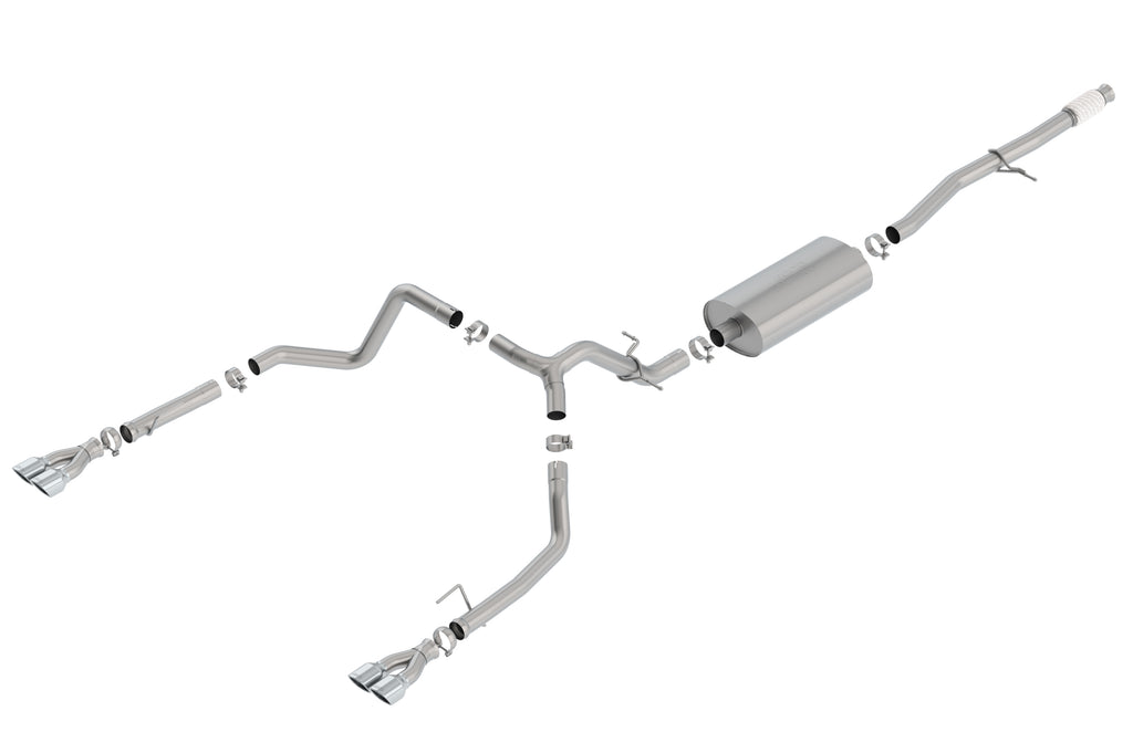 Borla 140780 Cat-Back Exhaust System - Touring for Select Chevrolet Silverado 1500, GMC Sierra