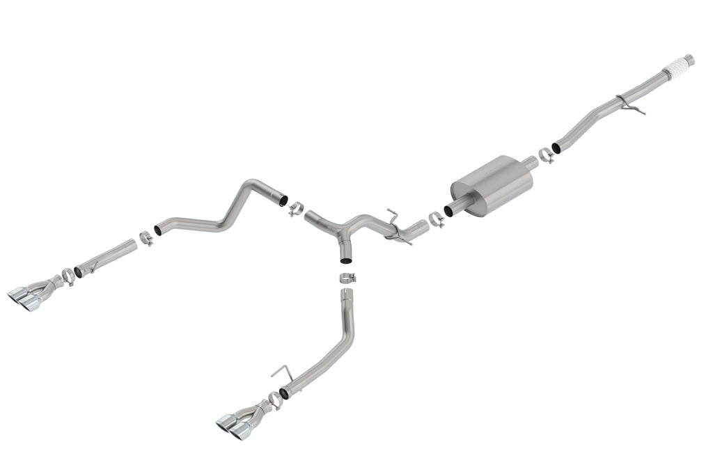 Borla 140781 Cat-Back Exhaust System - Touring for Select Chevrolet Silverado 1500, GMC Sierra