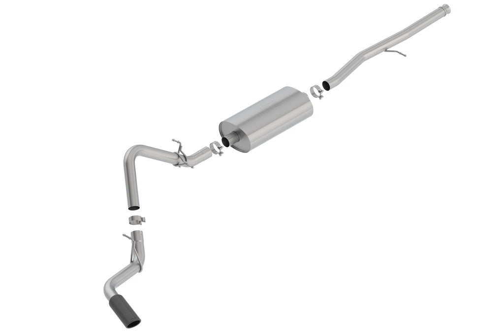 Borla 140793BC Cat-Back Exhaust System - Touring for Select Chevrolet Silverado 1500, GMC Sierra