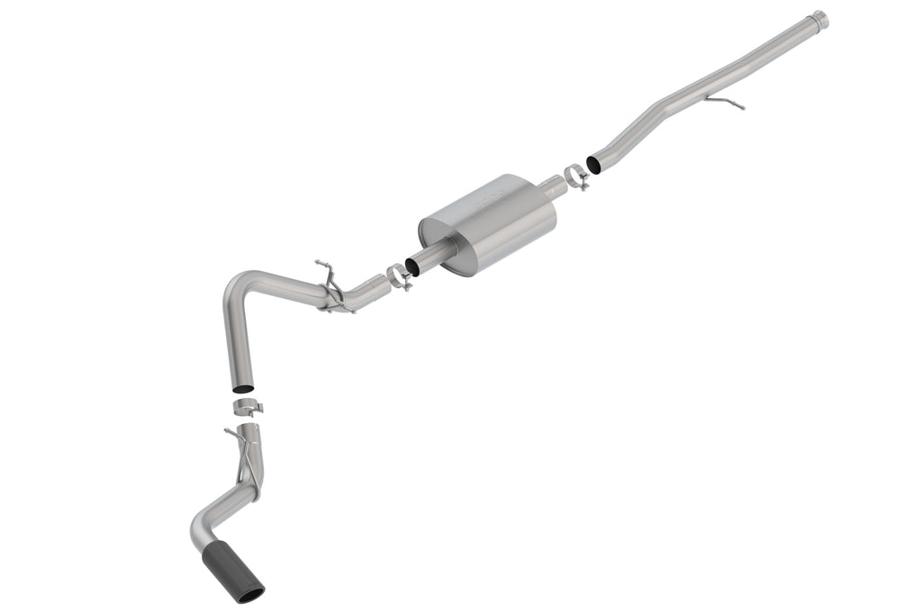 Borla 140794BC Cat-Back Exhaust System - Touring for Select Chevrolet Silverado 1500, GMC Sierra