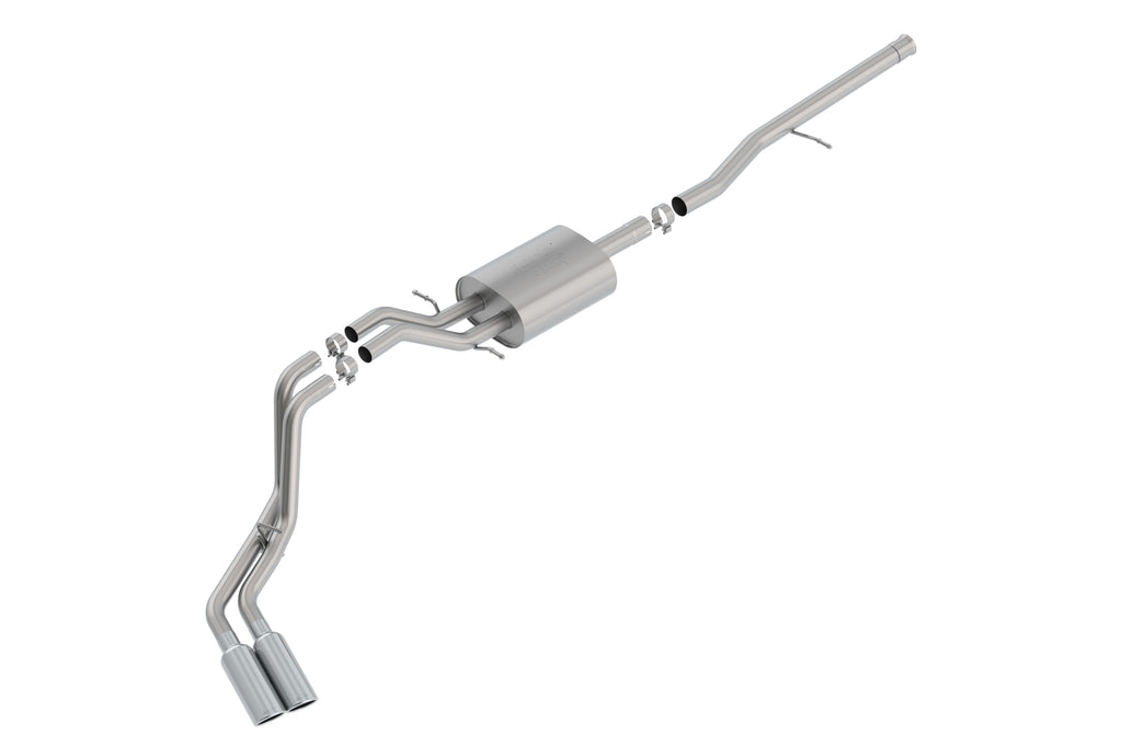 Borla 140797 Cat-Back Exhaust System - ATAK® for Select Chevrolet Silverado 1500, Chevrolet Silverado LD, GMC Sierra 1500, GMC Sierra Limited