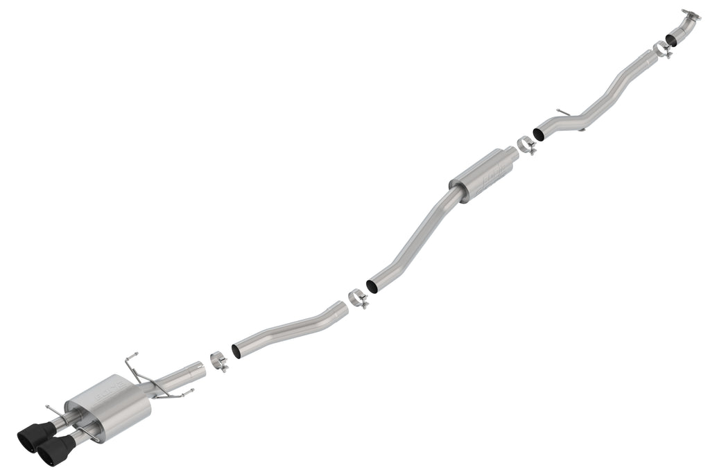 Borla 140803CB Cat-Back Exhaust System - S-Type for Select Honda Civic