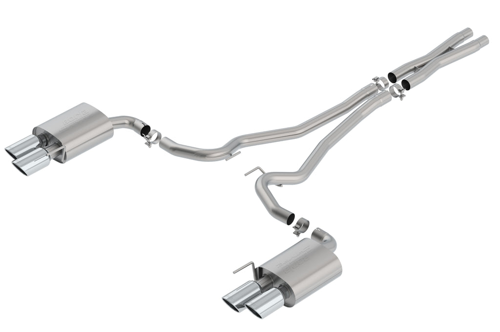 Borla 140807 Cat-Back Exhaust System - S-Type for Select Ford Mustang
