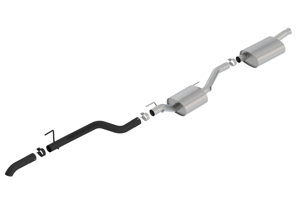 Borla 140808CB Cat-Back Exhaust System - Touring for Select Jeep Gladiator