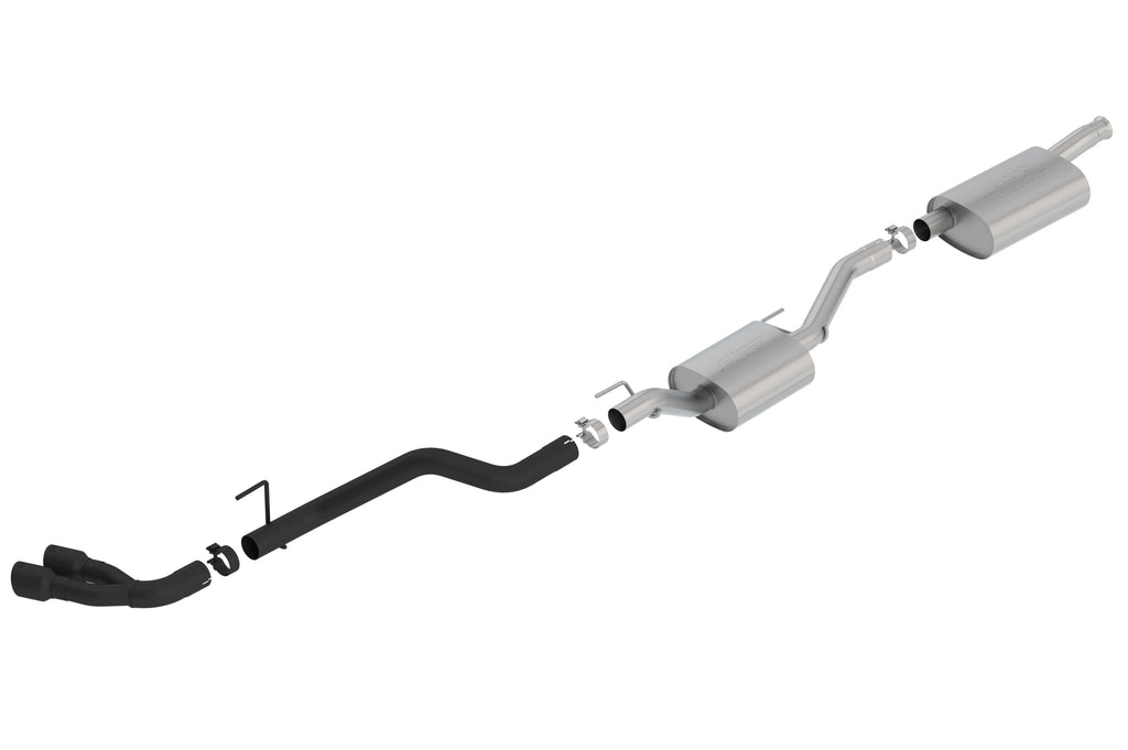 Borla 140811CB Cat-Back Exhaust System - Touring for Select Jeep Gladiator
