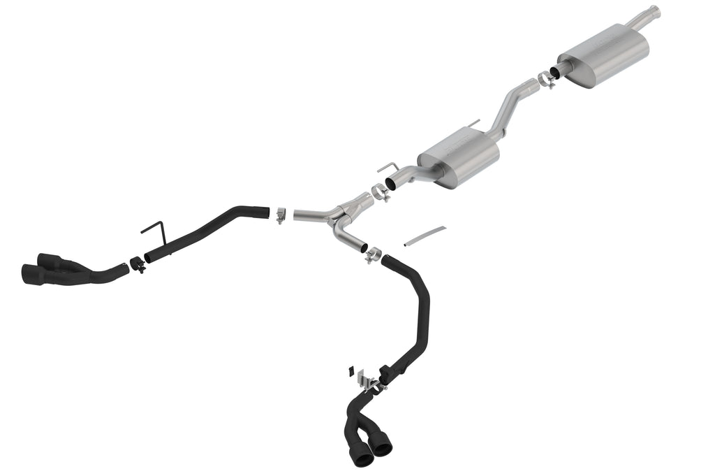 Borla 140814CB Cat-Back Exhaust System - Touring for Select Jeep Gladiator