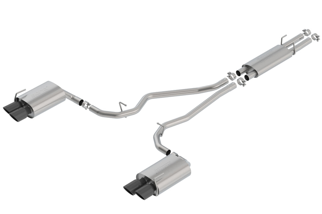 Borla 140820BC Cat-Back Exhaust System - S-Type for Select Ford Explorer, Lincoln Aviator