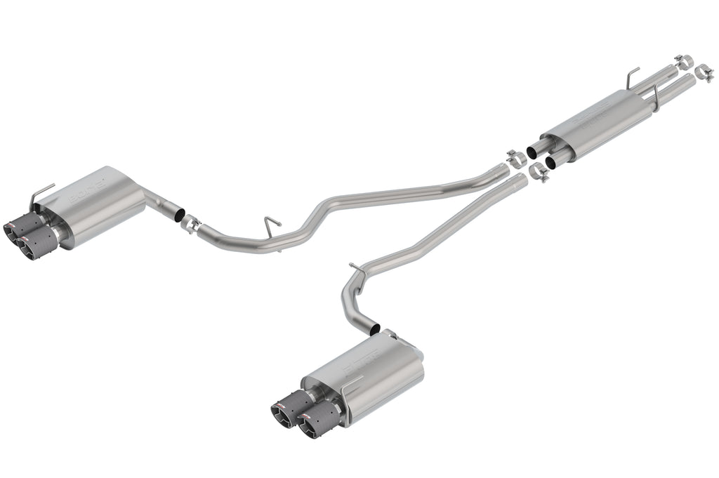 Borla 140820CF Cat-Back Exhaust System - S-Type for Select Ford Explorer, Lincoln Aviator