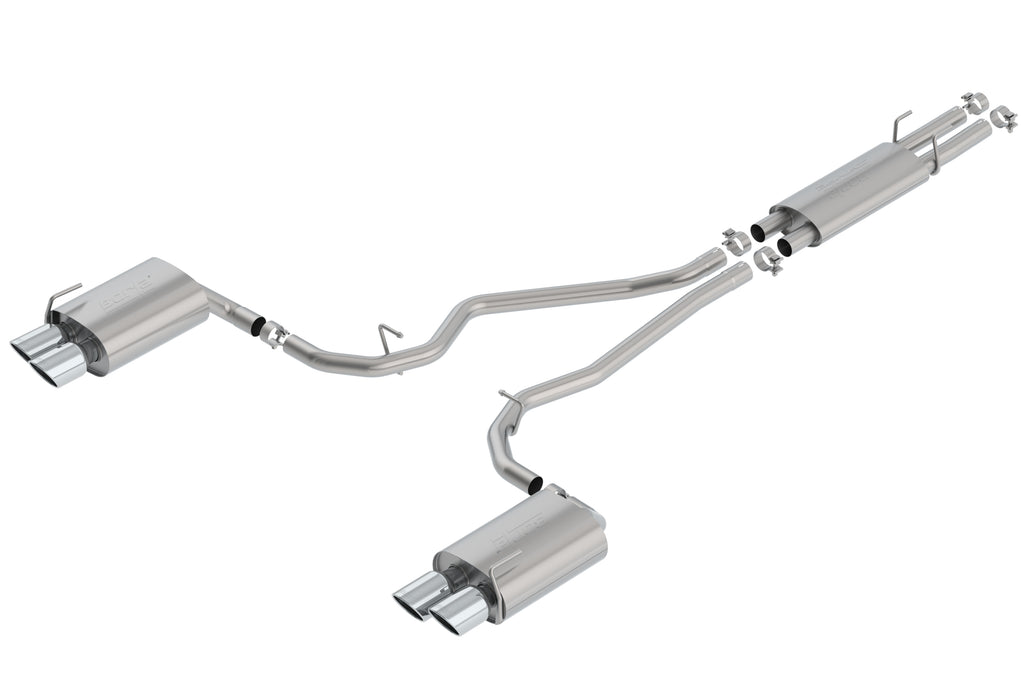 Borla 140820 Cat-Back Exhaust System - S-Type for Select Ford Explorer, Lincoln Aviator