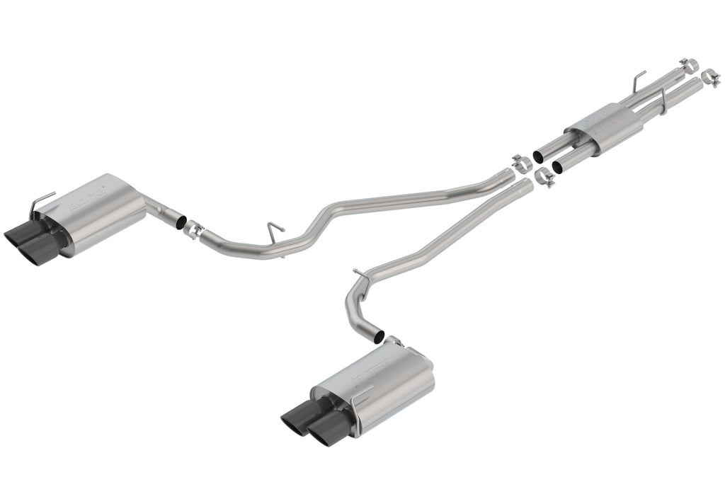 Borla 140821BC Cat-Back Exhaust System - ATAK® for Select Ford Explorer, Lincoln Aviator