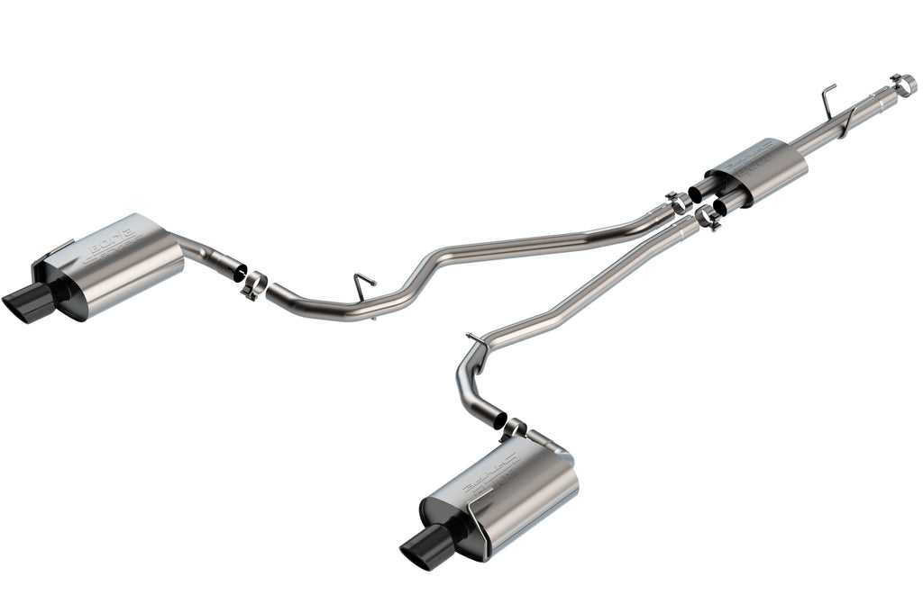 Borla 140825BC Cat-Back Exhaust System - S-Type for Select Ford Explorer