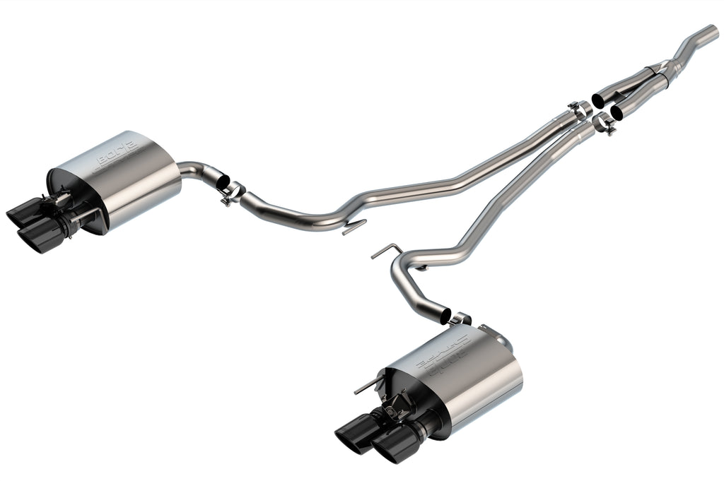 Borla 140827BC Cat-Back Exhaust System - S-Type for Select Ford Mustang