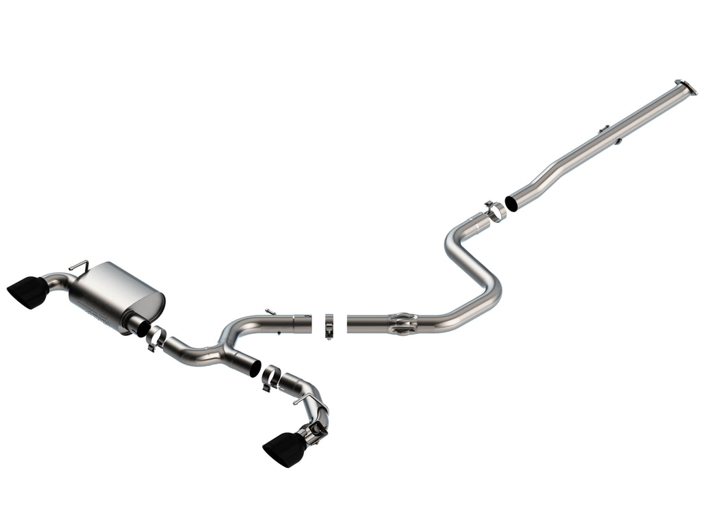 Borla 140832BC Cat-Back Exhaust System - ATAK® for Select Hyundai Veloster N