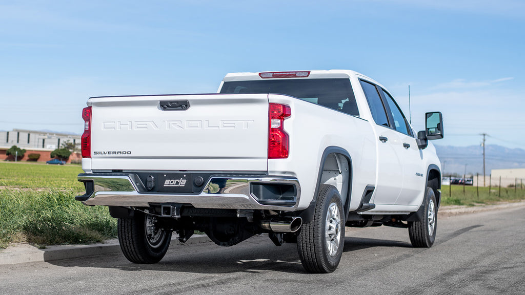 Borla 140833 Cat-Back Exhaust System - S-Type for Select Chevrolet Silverado HD, Chevrolet Silverado HD, GMC Sierra HD, GMC Sierra HD