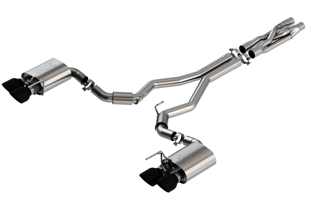 Borla 140837BC Cat-Back Exhaust System - ATAK® for Select Ford Mustang