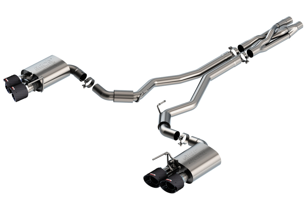 Borla 140837CF Cat-Back Exhaust System - ATAK® for Select Ford Mustang