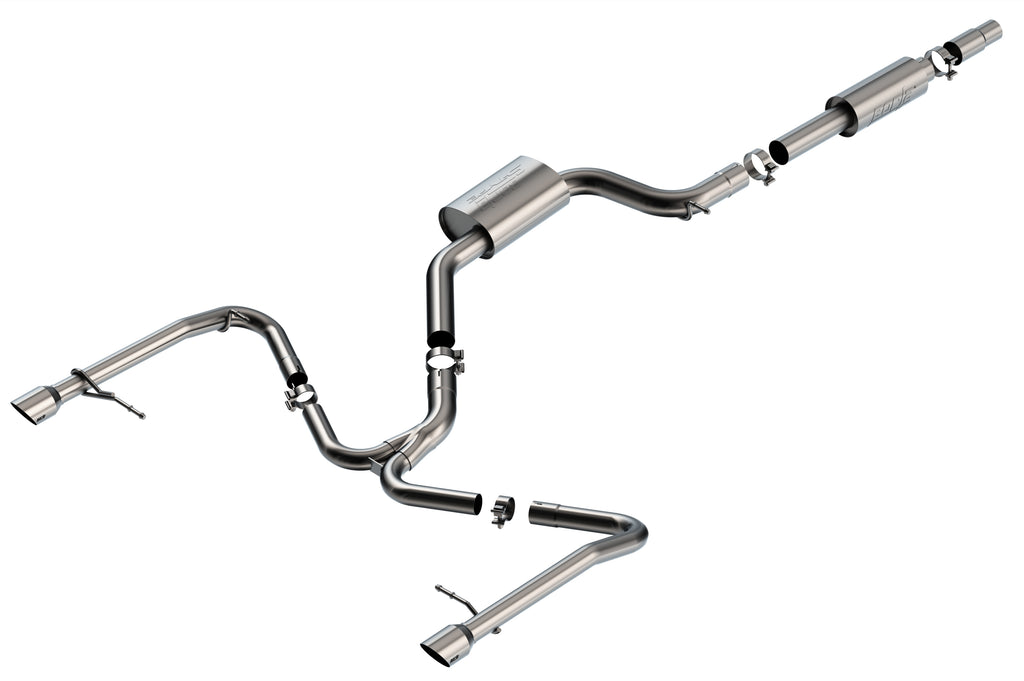 Borla 140850SB Cat-Back Exhaust System - S-Type for Select Volkswagen Jetta