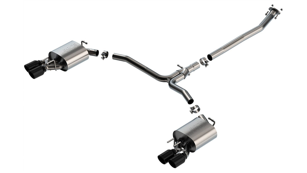 Borla 140853BC Cat-Back Exhaust System - S-Type for Select Toyota Camry