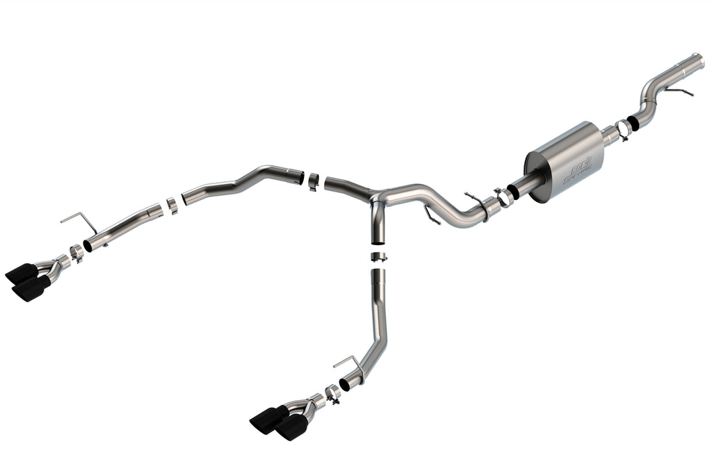 Borla 140859BC Cat-Back Exhaust System - S-Type for Select Chevrolet Tahoe, GMC Yukon
