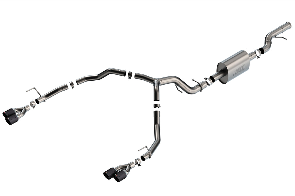 Borla 140859CF Cat-Back Exhaust System - S-Type for Select Chevrolet Tahoe, GMC Yukon