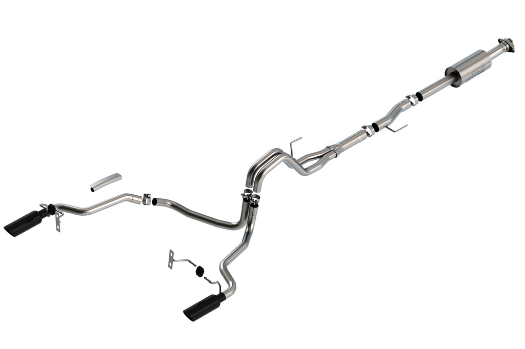 Borla 140863BC Cat-Back Exhaust System - S-Type for Select Ford F-150
