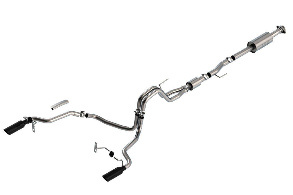 Borla 140866BC Cat-Back Exhaust System - S-Type for Select Ford F-150