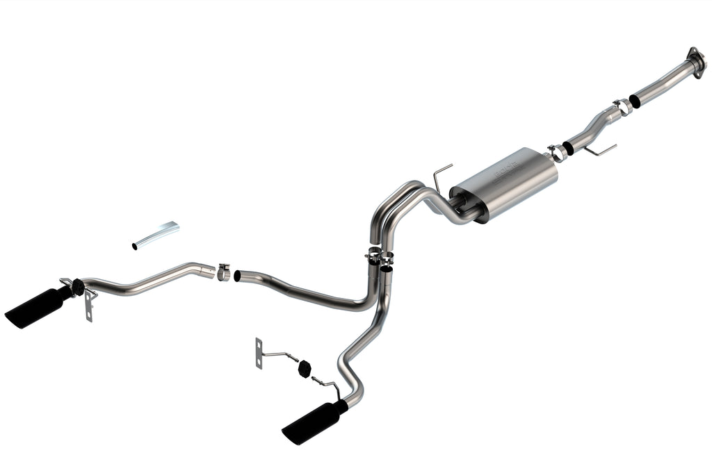 Borla 140868BC Cat-Back Exhaust System - S-Type for Select Ford F-150