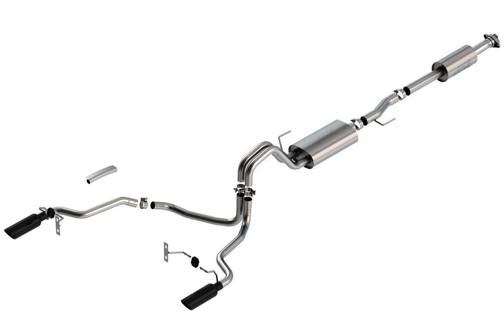 Borla 140878BC Cat-Back Exhaust System - S-Type for Select Ford F-150