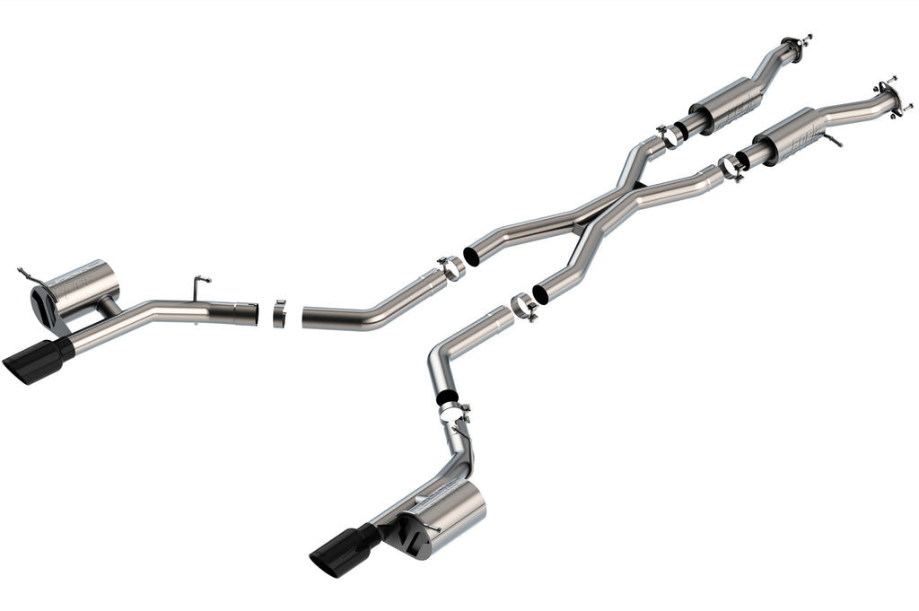Borla 140885BC Cat-Back Exhaust System - S-Type for Select Dodge Durango