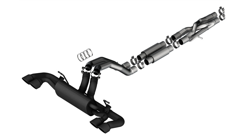 Borla 140892CB Cat-Back Exhaust System - S-Type for Select Jeep Wrangler