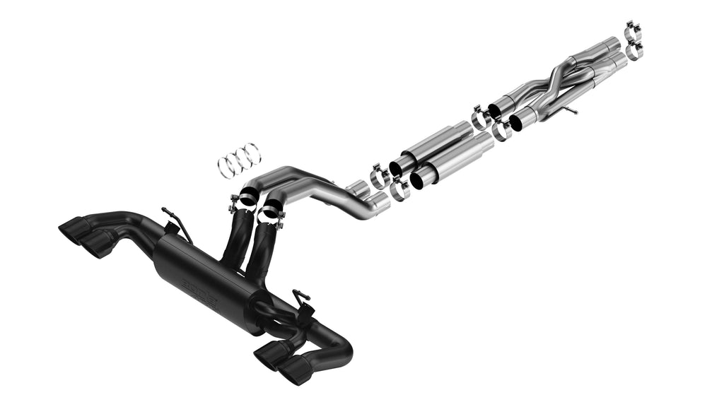 Borla 140893CB Cat-Back Exhaust System - ATAK® for Select Jeep Wrangler