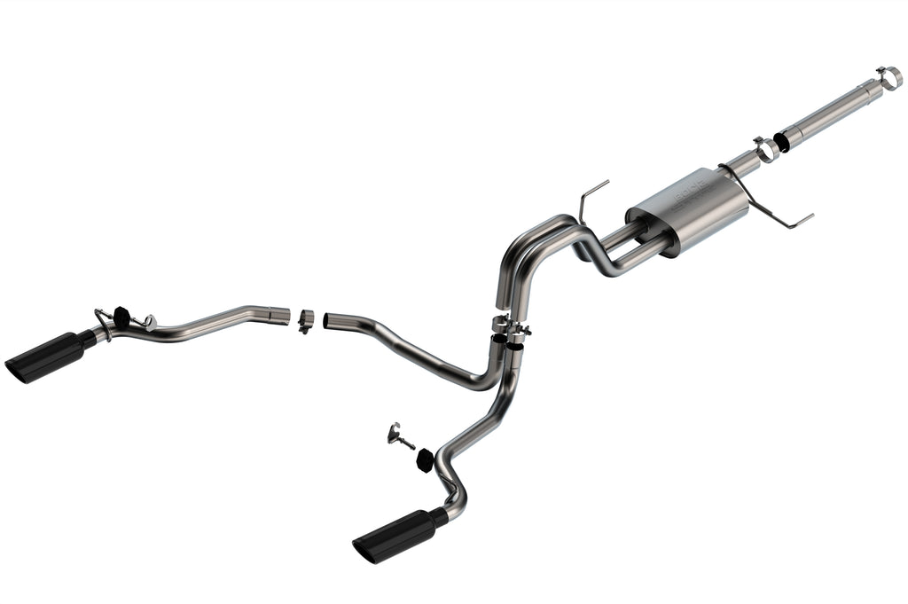 Borla 140903BC Cat-Back Exhaust System - S-Type for Select Ford F-150