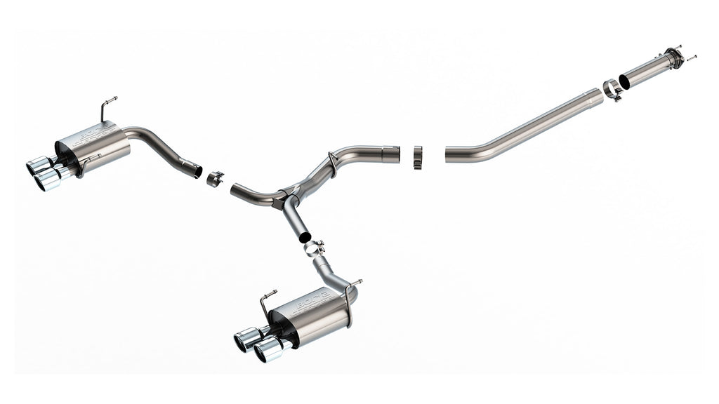 Borla 140907 Cat-Back Exhaust System - S-Type for Select Subaru WRX