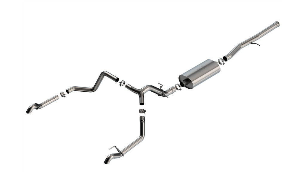 Borla 140913 Cat-Back Exhaust System - Touring for Select Chevrolet Silverado 1500, GMC Sierra