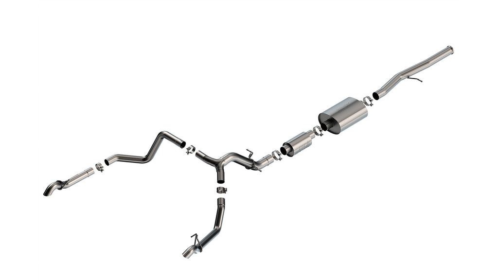 Borla 140914 Cat-Back Exhaust System - S-Type for Select Chevrolet Silverado 1500, GMC Sierra