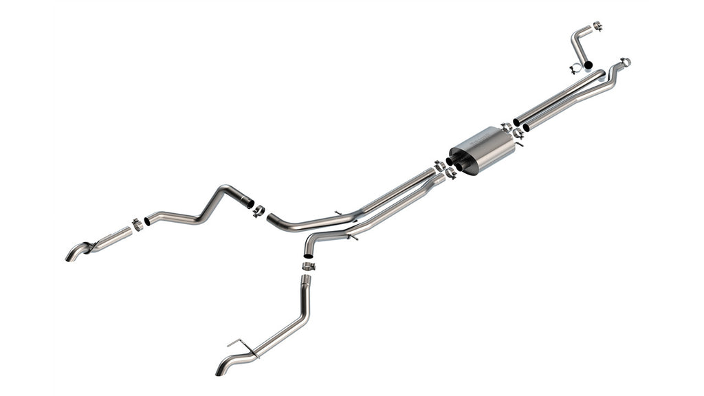 Borla 140916 Cat-Back Exhaust System - S-Type for Select Chevrolet Silverado 1500, GMC Sierra