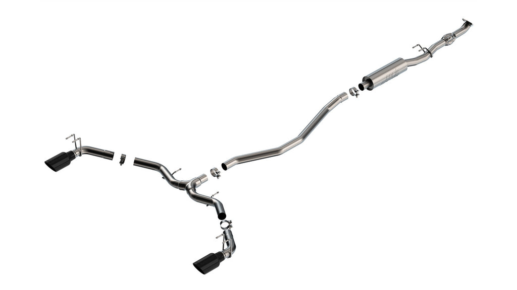 Borla 140922BC Cat-Back Exhaust System - S-Type for Select Acura Integra, Honda Civic