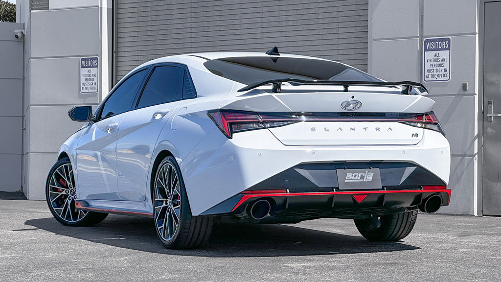 Borla 140925BC Cat-Back Exhaust System - ATAK® for Select Hyundai Elantra N