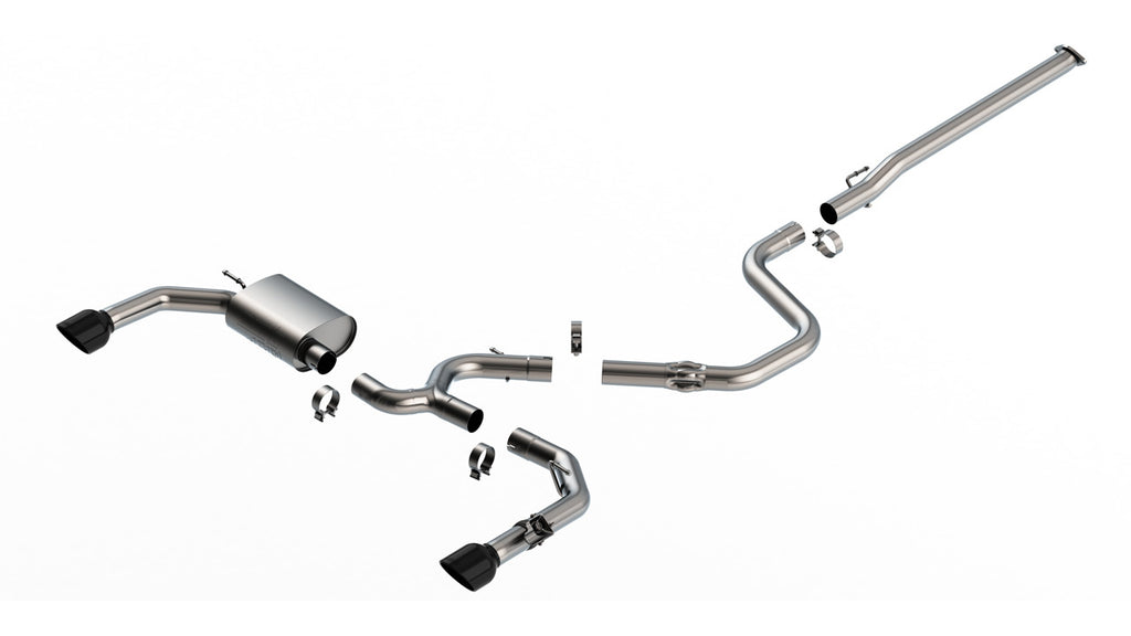 Borla 140925BC Cat-Back Exhaust System - ATAK® for Select Hyundai Elantra N