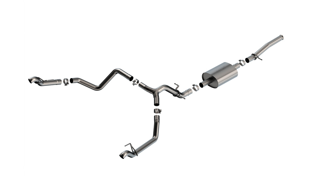 Borla 140932 Cat-Back Exhaust System - S-Type for Select Chevrolet Silverado 1500, GMC Sierra