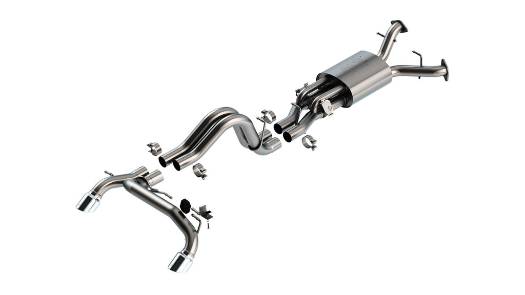 Borla 140934 Cat-Back Exhaust System - ATAK® for Select Ford Bronco