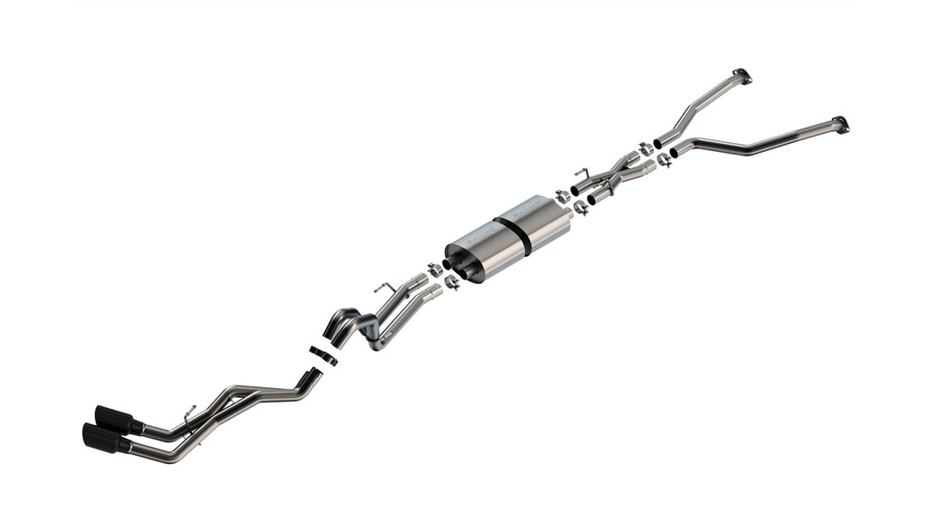 Borla 140939BC Cat-Back Exhaust System - S-Type for Select Toyota Tundra