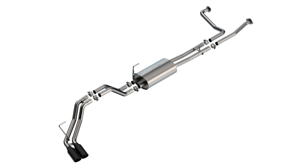 Borla 140946BC Cat-Back Exhaust System - S-Type for Select Nissan TITAN XD