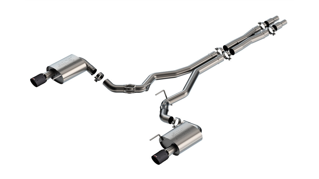 Borla 140961CFBA Cat-Back Exhaust System - ATAK® for Select Ford Mustang