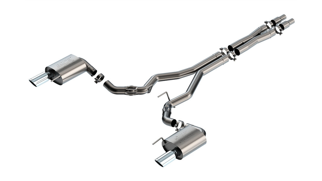 Borla 140961 Cat-Back Exhaust System - ATAK® for Select Ford Mustang