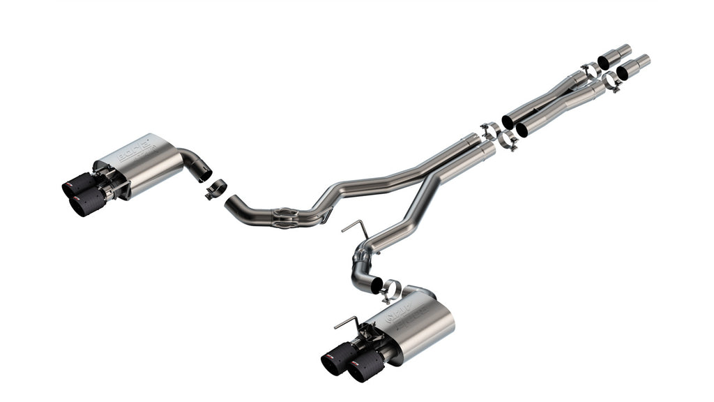 Borla 140963CFBA Cat-Back Exhaust System - ATAK® for Select Ford Mustang
