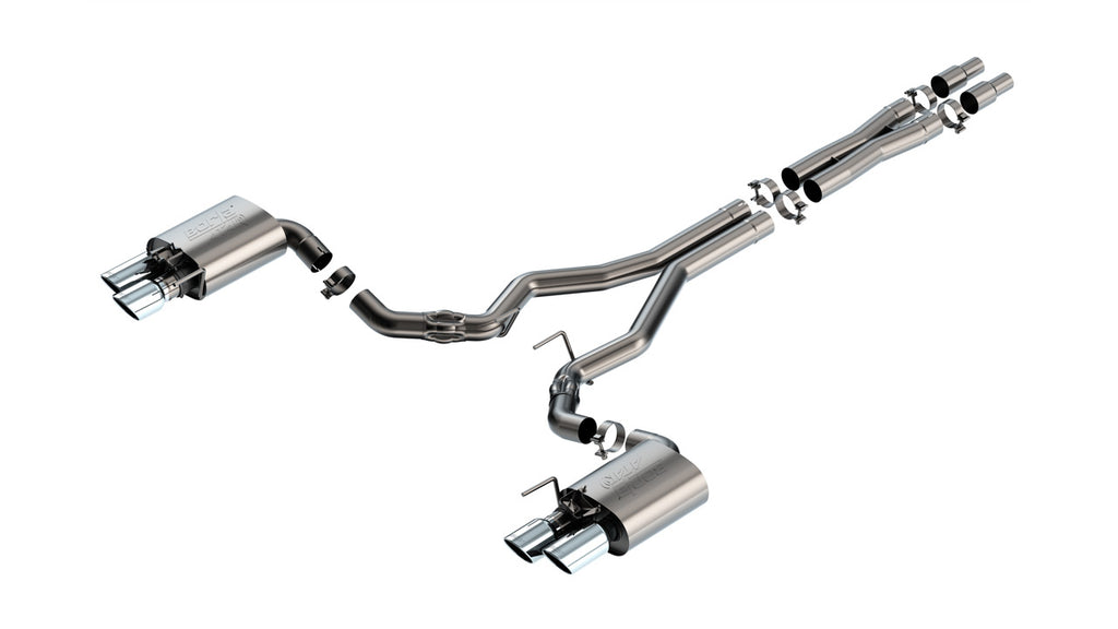 Borla 140963 Cat-Back Exhaust System - ATAK® for Select Ford Mustang