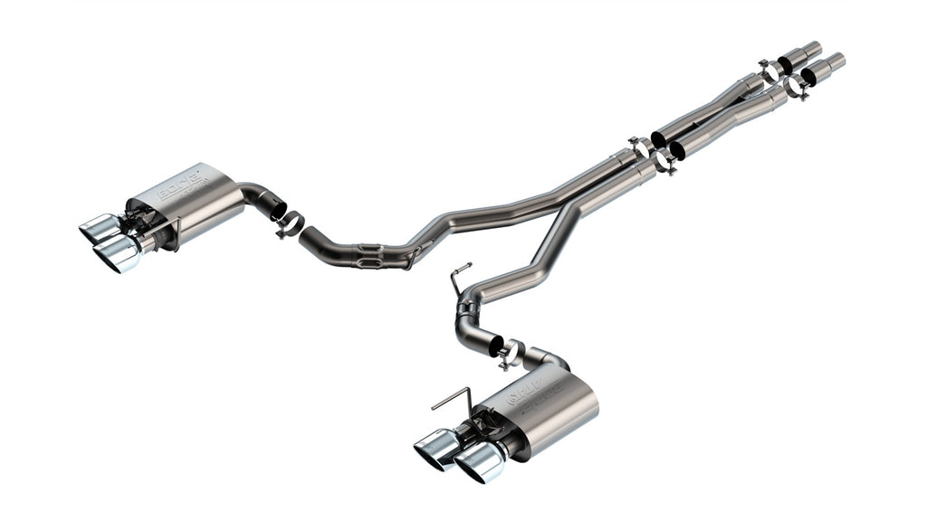 Borla 140965 Cat-Back Exhaust System - ATAK® for Select Ford Mustang