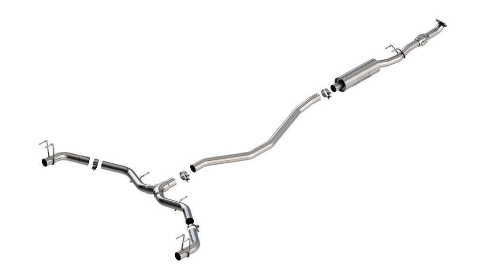 Borla 140966 Cat-Back Exhaust System - S-Type for Select Honda Civic