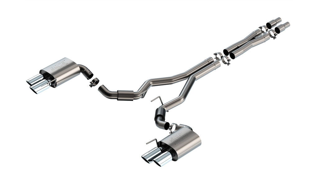 Borla 140970 Cat-Back Exhaust System - ATAK® for Select Ford Mustang